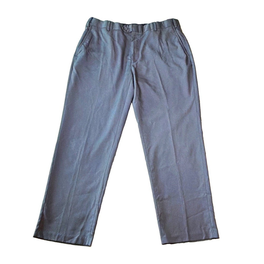 Jos. A. Bank Leadbetter Golf Tailored Fit Flat Front Dress Pants 36x30 Gray
